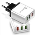 Швидка зарядка QC 3.0 вихід 3 USB порти 18 Вт - зображення 3