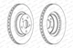 Тормозные диски FERODO DDF679C Subaru Outback, Legacy, Impreza, Forester 26300AE050, 26300AE070, 26300AE071 - зображення 2