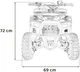 Квадроцикл 49CC Sirius бензиновий жовтий PSP.ATV-13A.ZOL (5903864983913) - зображення 12