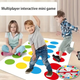 Напольная игра Твистер Dance Pad Toy Party Game яркий коврик 160х112 см - изображение 10