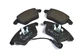 Комплект гальмівних колодок ABE C1A024ABE Volkswagen Golf, Passat, EOS, CC, Polo; Skoda Superb, Rapid, Octavia, Roomster, Fabia; Seat Ibiza, Leon, Toledo; Audi A3, TT 5K0698151B, 3C0698151J, 3C0698151C - изображение 1