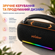 Портативна колонка WALKER WSP-750 60W Bluetooth бездротова акустика з підсвіткою Black - изображение 4