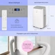 Кондиционер напольний мобильный фреоновый Klarstein Grandbreeze Pro (10035811) 14000 BTU - изображение 3
