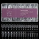 Подвійні верхні форми для нарощування нігтів Francheska Sandwich Dual Nail Form 240 шт (Мигдаль) - зображення 2