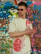 Футболка мужская оверсайз Dubhumans Japanese Tattoo Cats Таш M-L (JTC-TMO-TSH-ML) - изображение 2