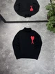 Гольф AMI PARIS (big logo) S Чорний - изображение 1
