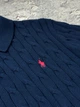В'язане поло RALPH LAUREN XL темно-синій - изображение 3