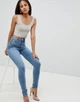 Джинси ASOS DESIGN Tall Ridley Skinny Синій W24L32 07349722 - изображение 3