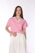 Футболка с коротким рукавом женская M цвет розовый YUKI ЦБ-00293419 - изображение 1