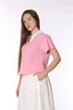 Футболка с коротким рукавом женская S цвет розовый YUKI ЦБ-00293419 - изображение 3