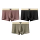 Набор мужских трусов боксеров Lesko B6425 4XL Olive/Black/Brick Red из 3 шт - изображение 1