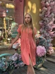 Женское платье-рубашка королловое 48-52 с2047.014.1 - изображение 7
