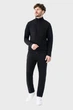 Кофта AVECS чорна з трикотажу Double Face 50589/1 XL - изображение 2