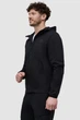 Кофта AVECS чорна з технологією Stretch Cotton 50628/1 L - зображення 4