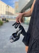 Босоножки женские летние из натуральной кожи на каблуке LIRIO L0305/8073-68 38р. черные - изображение 7