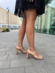 Босоножки женские летние кожаные на каблуке LIRIO L0275/8073-72 38р. капучино - изображение 7