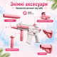Детский электрический аккумуляторный водяной автомат с прицелом Water Gun M416 Розовый - изображение 4