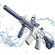 Детский электрический аккумуляторный водяной автомат с прицелом Water Gun M416 Синий - изображение 8