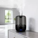 Ультразвуковой увлажнитель воздуха Evoair LUNO Smart Wi-Fi Black/Gray (2.5 л, 150 мл/ч, Гигростат, Ночной режим) - изображение 4