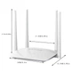 Wi-Fi-роутер маршрутизатор LB-Link BL-WR450H 2.4GHz скоростью до 300 Mbps 4*5dBi с усиленными 4-мя антеннами 2LAN+1WAN Белый - изображение 5