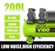 Компресор повітряний безмасляний VIDO WD060212070 5.2кВт 480л/хвл 200л 8бар - зображення 3