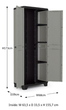 Багатофункціональна шафа пластикова Keter Planet MP Cabinet 246639 сіра - изображение 5