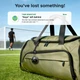 Розумний брелок UGREEN FT309 FineTrack 2 дизайн футбольного м'яча для Apple Find My (iOS) Bluetooth-трекер-карта Black (95020) - зображення 9