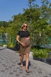 Платье для беременных и кормящих для будущих мам Milano XXL Lullababe леопардовый - изображение 1