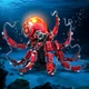 Конструктор Механический Осьминог Octopus с подсветкой, подвижные щупальца, DK 7062, 882 детали - изображение 5