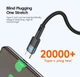 Кабель швидкої зарядки 100W 5A Type C до Type C для Xiaomi Samsung Macbook iPad Планшет Ноутбук 2 метри - изображение 3