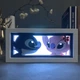 Многослойный Ночник лампа аниме Стич светильник Лило и Стич Ангел RGB - изображение 8