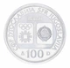Монета Югославия 100 динаров 1982 Серебро Proof XIV зимние Олимпийские игры в г. Сараево 1984 - Хоккей - изображение 2