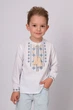 Вишиванка для хлопчика Mevis 5795-01 льон білий 98 - зображення 1