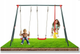 Дитячий комплекс Garden Line KRE1067, 3‑в‑1, металевий каркас, 290 × 180 × 200 см, зелений - зображення 5