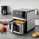 Аерофритюрниця Sokany SK-10113 Air Fryer безмасляного приготування, 10 л, сенсорне керування, 1800 Вт (5468) - зображення 3