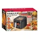 Аерофритюрниця Sokany SK-10088 Air Fryer безмасляного приготування, 7.5 л, сенсорне керування (62284) - зображення 10