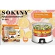 Сушилка для овощей и фруктов Sokany SK-10072 дегидратор для сушки продуктов, 5 ярусов, 800 Вт (О95665) - изображение 8