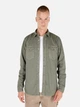 Рубашка хлопковая мужская Colin's CL1071462KHA S Khaki (8684112449951) - изображение 1