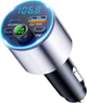 Автомобільний FM-трансмітер EOIWUY Bluetooth 5.3 — Швидка зарядка (PD 36W + QC 3.0, 54W), Hands-Free та вольтметр - зображення 1