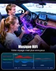 Автомобільний FM-трансмітер EOIWUY Bluetooth 5.3 — Швидка зарядка (PD 36W + QC 3.0, 54W), Hands-Free та вольтметр - зображення 6