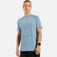Футболка Odlo Merino Tencel Hyper Map Blue Melange L (1012-554812-20397-L) - изображение 3