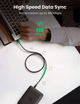 Кабель UGREEN USB 2.0 A Male to Mini 5 Pin Male Cable 1.5m (Black) (UGR-10385) - изображение 5