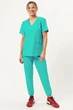 Женская медицинская куртка STUGA MEDICAL светлая бирюза (7700401) L - изображение 4