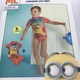 Купальний костюм дитячий на хлопчика Despicable Me Нікчемний я 86/92 см (1-2 рочки) Червоний - зображення 6