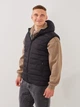 Жилет однотонный мужской GENUA G01201-0006 3XL Черно-зеленый shop (2000999396625) - изображение 1