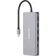 Порт-репликатор Canyon DS-12, 13 in 1 USB-C hub, 2*HDMI, Gigabit Ethernet, VGA, 3*USB3.0, PD/100W, 3.5mm audio jack - изображение 1