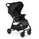Прогулянкова коляска-книжка Bambi M 6317 LITE Black, ремені безпеки, регулювання спинки, заднє гальмо - зображення 2
