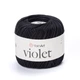 Пряжа мерсеризована YarnArt Violet 50г бавовна чорна №999 (23500999) - изображение 1