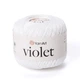 Пряжа мерсеризована YarnArt Violet 50г бавовна біла №003 (23500003) - зображення 1