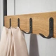 Вешалка-стойка Гардеробная вешалка 190 см × 60 см × 30 см. черный 70 × 32 × 175 см - изображение 3